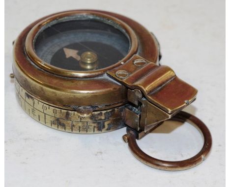 WWII military field compass D?D MK. IX 1941 maker J.W. Handley Melb. Sydney