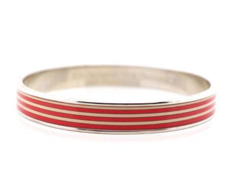 Christopher Vine enamel bangle approx 68mm inside diameter