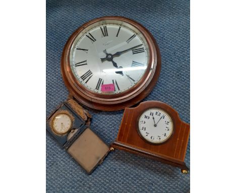 Mixed clocks to include an Edwardian Buren mantle clock,  Location: A2B 