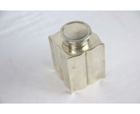 A Silver Tea Caddy London 1901 - 4 oz