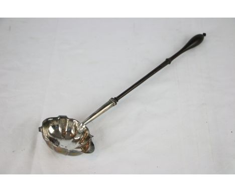 A Silver Punch Ladle London 1762