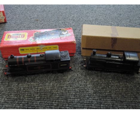 A Hornby Dublo OO gauge tank engine, in original box 2217 and a Horny Dublo OO gauge 0-6-0 tank engine