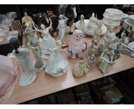 A selection of ceramic Studies, Bill and his ladies