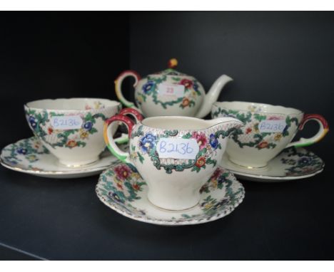 A Royal Cauldon tea for two tea service