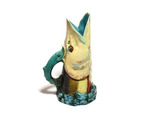 A Royal Worcester novelty jug in the form of a Pike (a.f.)
