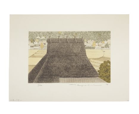 TANAKA RYOHEI (1933-2019)Showa era (1926-1989), dated 1982, 1984, 1986 and 1988Comprising four etchings, the first with aquat