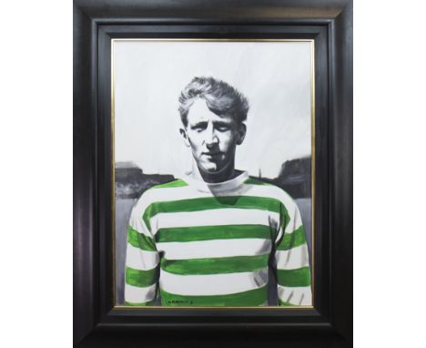 * GERARD BURNSJIMMY JOHNSTONEoil on canvas90cm x 67cmSigned, and framedThe following lots (1201-1226) comprise a collection o