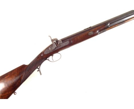 Percussion 20 bore sporting rifle by John Probin, with 30 inch octagonal barrel engraved John Probin, 115 St Martin's Lane Lo