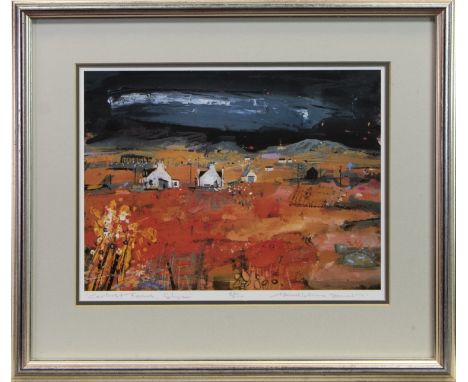 * HAMISH MACDONALD DA PAI (SCOTTISH 1935 - 2008), CARBOST FARMS, SKYE limited edition lithograph, signed, titled, and numbere