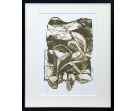 * FRANK POTTINGER, UNTITLED lithograph on paper, signed and numbered 22/60 44.5cm x 31.5cm Mounted, framed and under glass