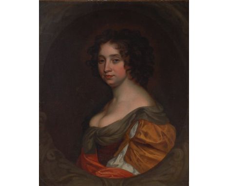 Early 19th century English school - Bust portrait of a maiden, oil on canvas (re-lined and re-stretchered), 79 x 61cm