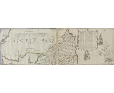 England & Wales. Lea (Philip), Untitled map taken from Christopher Saxton's large scale map of England and Wales first publis