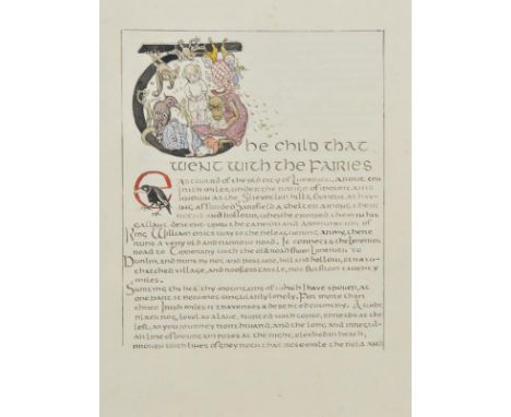 *James (Montague Rhodes, 1862-1936). The Child that Went with the Fairies, [by Joseph Sheridan Le Fanu], illustrated manuscri