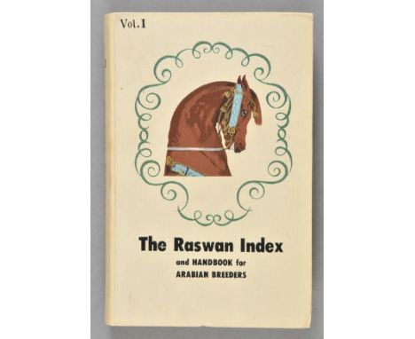 Raswan (Carl R.). The Raswan Index and Handbook for Arabian Breeders, 7 volumes, 1st edition, printed for the author, 1957-67
