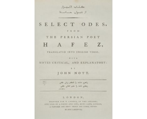 Jerningham (Edward ). The Ancient English Wake, a Poem, printed by William Richardson, for James Robson, 1779,  ownership sig