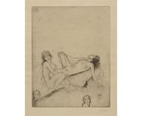 *Erotica. A mixed collection of twenty-one erotic prints, 20th century, including later impressions of etchings after Rowland