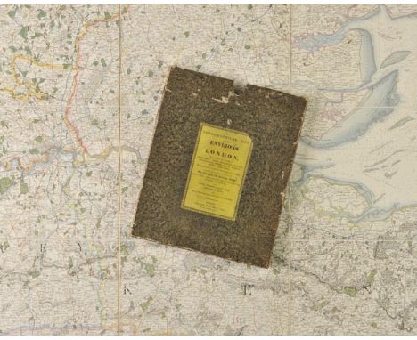 South East England. Cary (G. & J.), A Topgraphical Map of the Environs of London, comprehending the Counties of Middlesex, Es