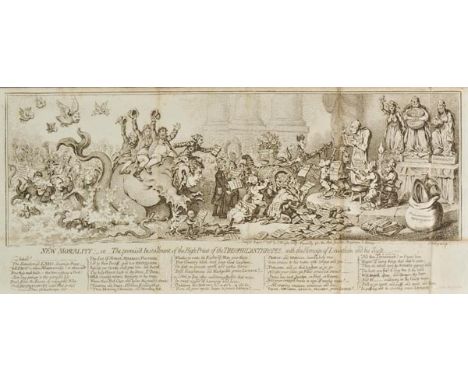 Anti-Jacobin. The Anti-Jacobin Review and Magazine; or, Monthly Political and Literary Censor, vols. I-IV only, 1799-1800,  1