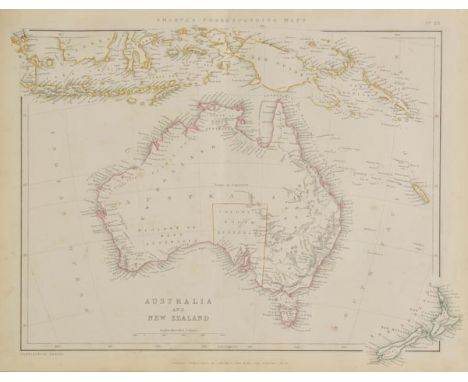 Sharpe (John). Sharpe's Corresponding Atlas, comprising fifty-four maps, Constructed upon a System of Scale and Proportion fr