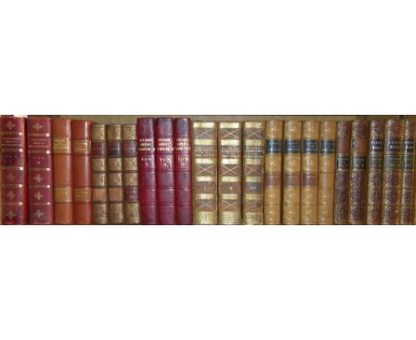 Bindings. La Divina Commedia di Dante Alighieri, 3 vols., Livorno, 1806-07,  engraved portrait frontispiece to volume I, scat
