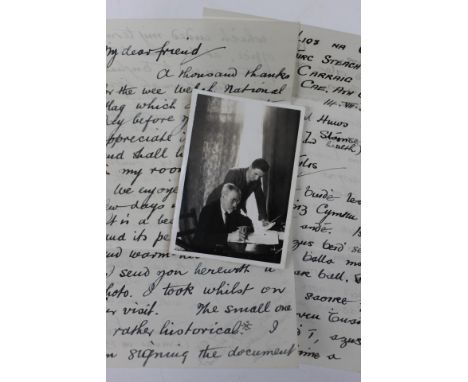 Irish history interest: An original autograph letter, written in English and Gaelic, by Domhnall Ua Buachalla (1866-1963), th