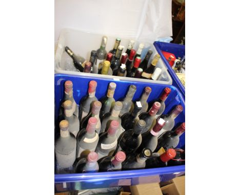 A large collection of Old and New World red wines, Rioja, Louis Jadot Bourgogne, Bordeaux, Italian etc. (two boxes)