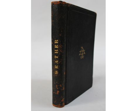 19th-century English manuscript meteorological journal recording the daily weather conditions from 1st January 1887 to 31st D
