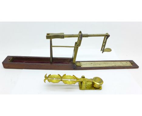 Two sovereign scales, one cased
