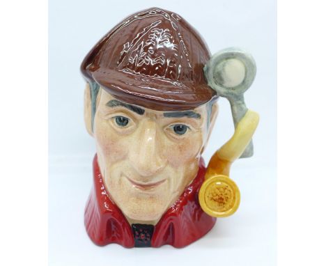 A Royal Doulton character jug, The Sleuth, limited edition, commemorating The Centenary of The Publication of the first Sherl