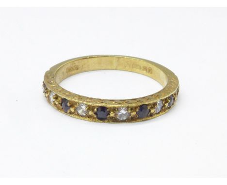 A 9ct gold ring, 1.8g, K