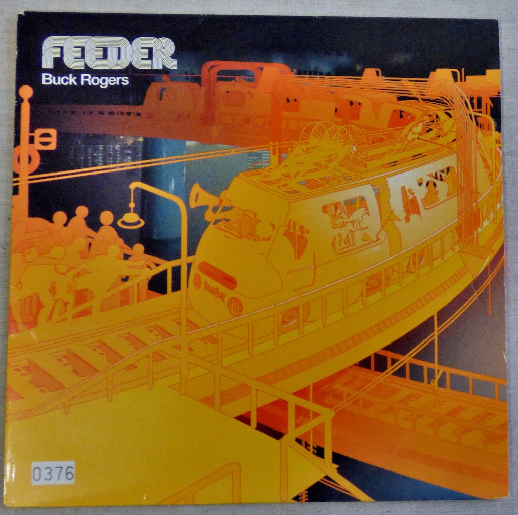 Record Buck Rogers 7 Feeder Numbered 376 Orange Vinyl