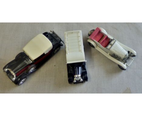 Vintage Cars (3) unboxed in good condition