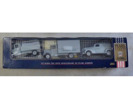 U.S.Navy Collection - 50th Anniversary of Pearl harbour set (3) Mint and boxed