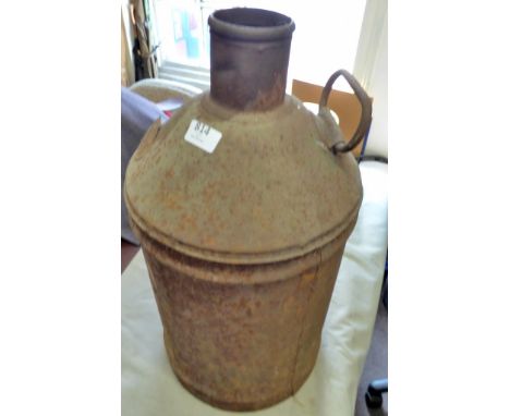 Vintage-Castrol Gasoline container (Metal) - rusted but in good condition.