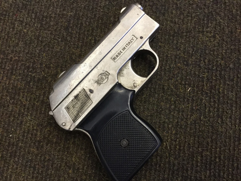 A boxed West German EMGE starter pistol (4in); a boxed ley & Scott