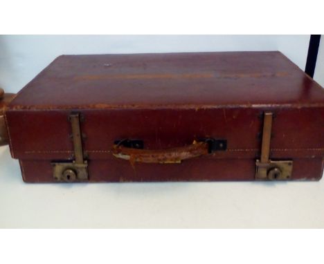 Vintage Revelation Leather Suitcase