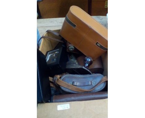 Binoculars, Vintage Cameras and others