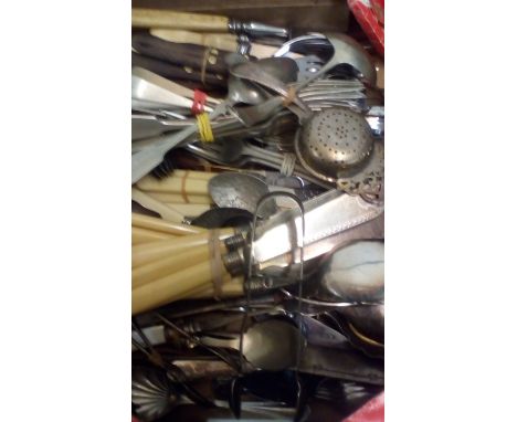 Large Assortment of Vintage Flatware