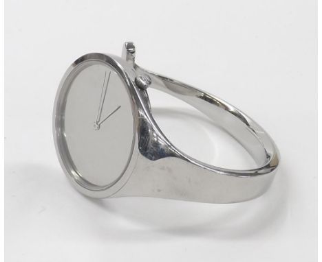 Georg Jensen Vivianna stainless steel lady's bangle watch, ref. 326, no. 14743, mirror dial, quartz, 33mm (13) - Condition Re