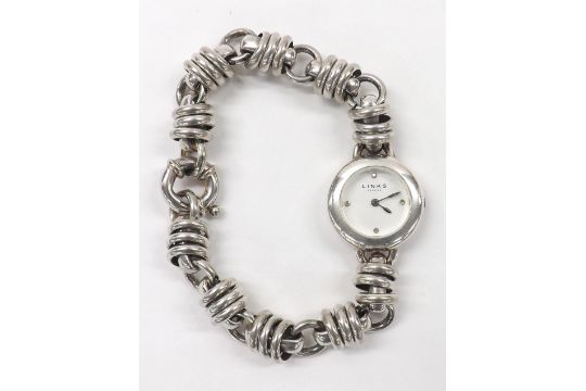 Links London Sweetie Stainless Steel Lady S Bracelet Watch Ref 6010 0444 No 11 6213 White