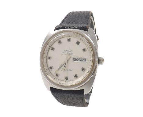 Omega Seamaster Chronometer automatic stainless steel gentleman's wristwatch, circa 1972, ref. 168.034, silvered dial with ba