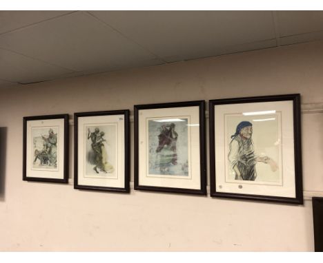 A set of four original First World War prints after Louis Raemaekers (4) 