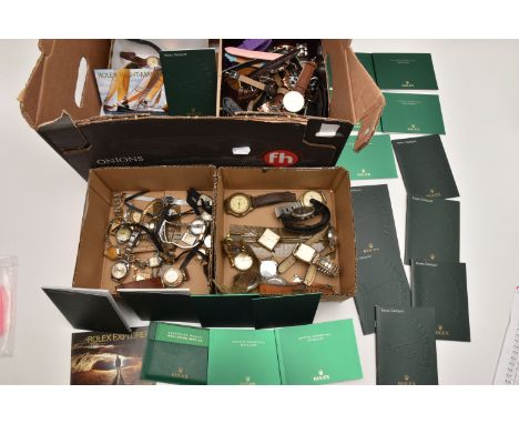 AN ASSORTMENT OF WRISTWATCHES, a large selection of ladies and gents wristwatches, names to include Rotary, Lorus, Timex, Sek