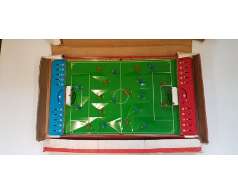 A Chad Valley toy metal soccer set, boxed. IMPORTANT: Online viewing and bidding only. Collection by appointment via our webs