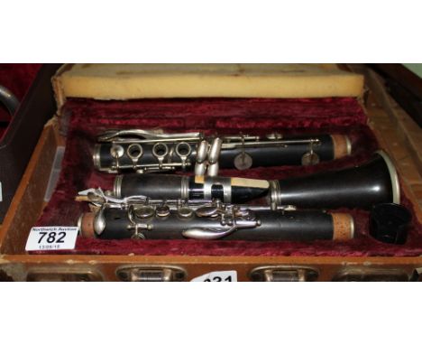 Vintage Hite Premier cased clarinet