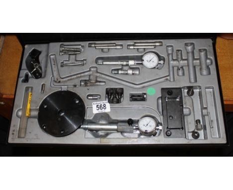 Sykes Pickavant boxed metal engineers tools, part contents