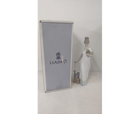 Lladro - a hand painted porcelain figurine entitled Travelling Companions, no 6753, with box, 35cm hLocation:If there is no c