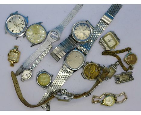 Manual wind wristwatches, all a/f