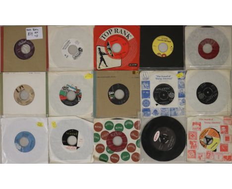 US 60s/70s SOUL 45s - Groovin' collection of 70 x 45s. Artists/cat. numbers include James Brown (45-6020), The Monitors (VIP 