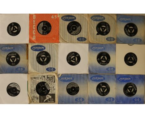 LONDON 45s - R&R/R&B - Quality collection of 64 x (UK) 45s. Artists/cat. numbers include Billy Vaughn (HLD 8772), Gloria Lynn